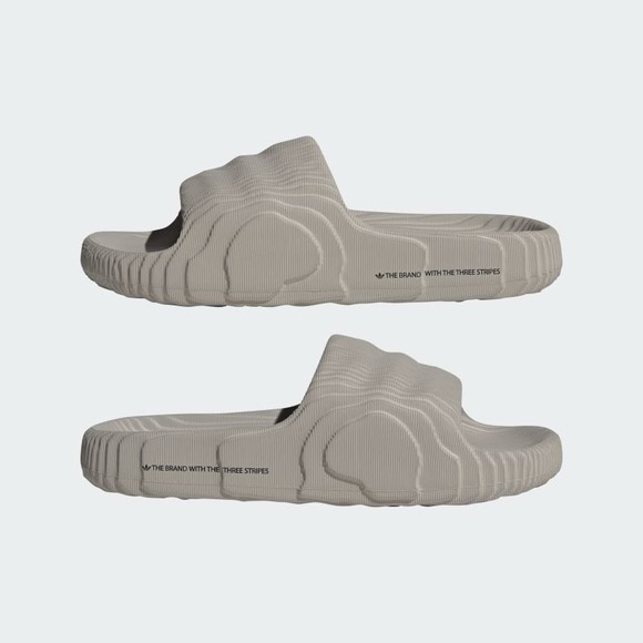 Adidas Adilette 22 Slides HQ4670 Light Brown Beige Sandals Shoes Size Mens 7 US - Picture 1 of 9